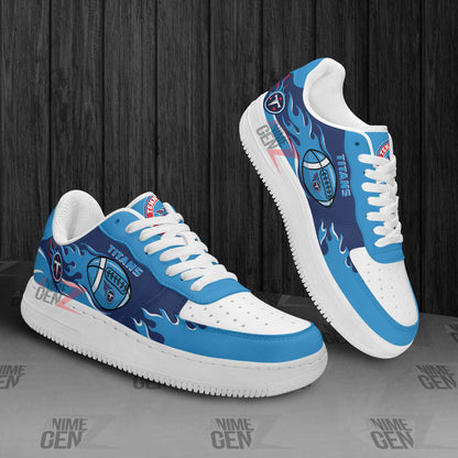 Tennessee Titans Air Sneakers NFL Custom Sports Shoes