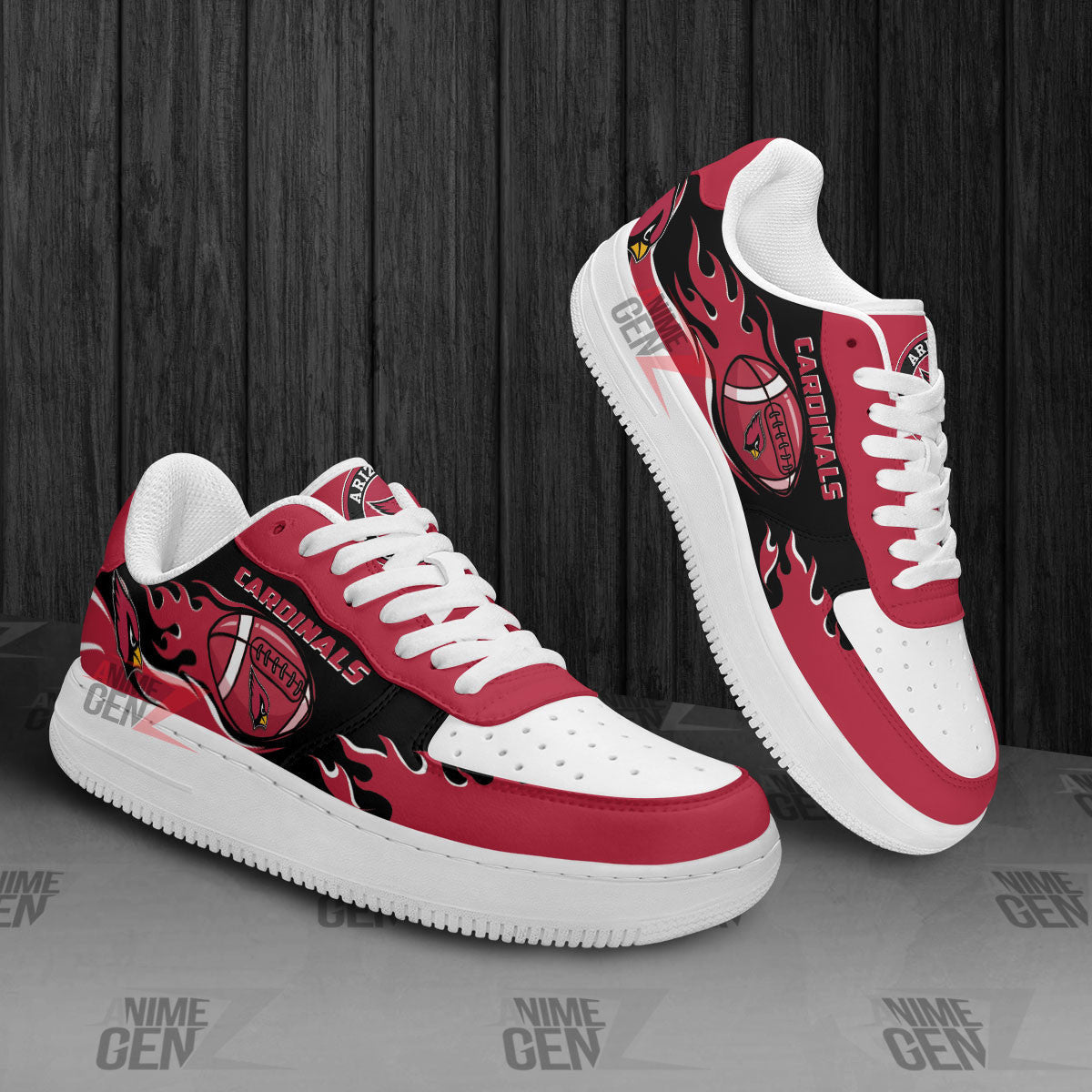 Arizona Cardinals Air Sneakers NFL Custom Sports Shoes