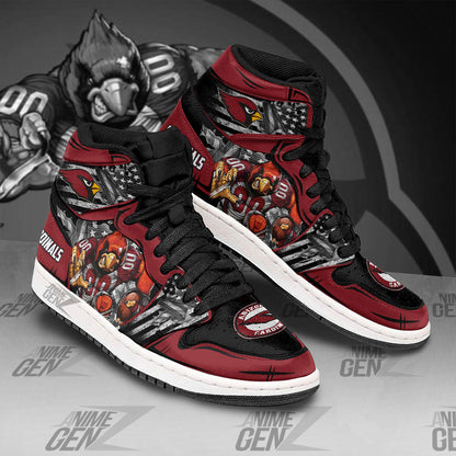Arizona Cardinals JD Sneakers NFL Custom Sports Shoes