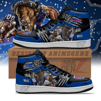Buffalo Bills JD Sneakers NFL Custom Sports Shoes