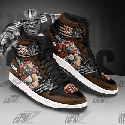 Cleveland Browns JD Sneakers NFL Custom Sports Shoes