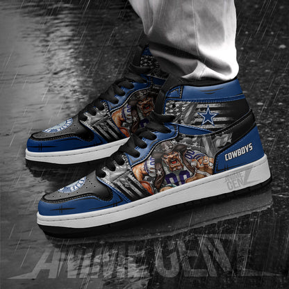 Dallas Cowboys JD Sneakers NFL Custom Sports Shoes