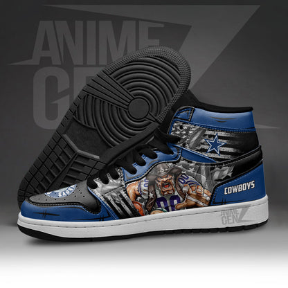 Dallas Cowboys JD Sneakers NFL Custom Sports Shoes