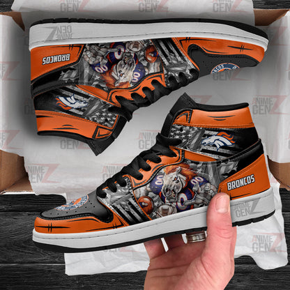 Denver Broncos JD Sneakers NFL Custom Sports Shoes