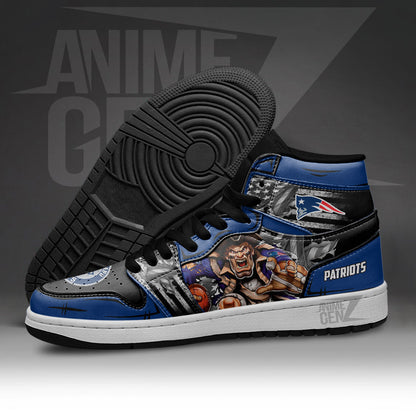 New England Patriots JD Sneakers NFL Custom Sports Shoes