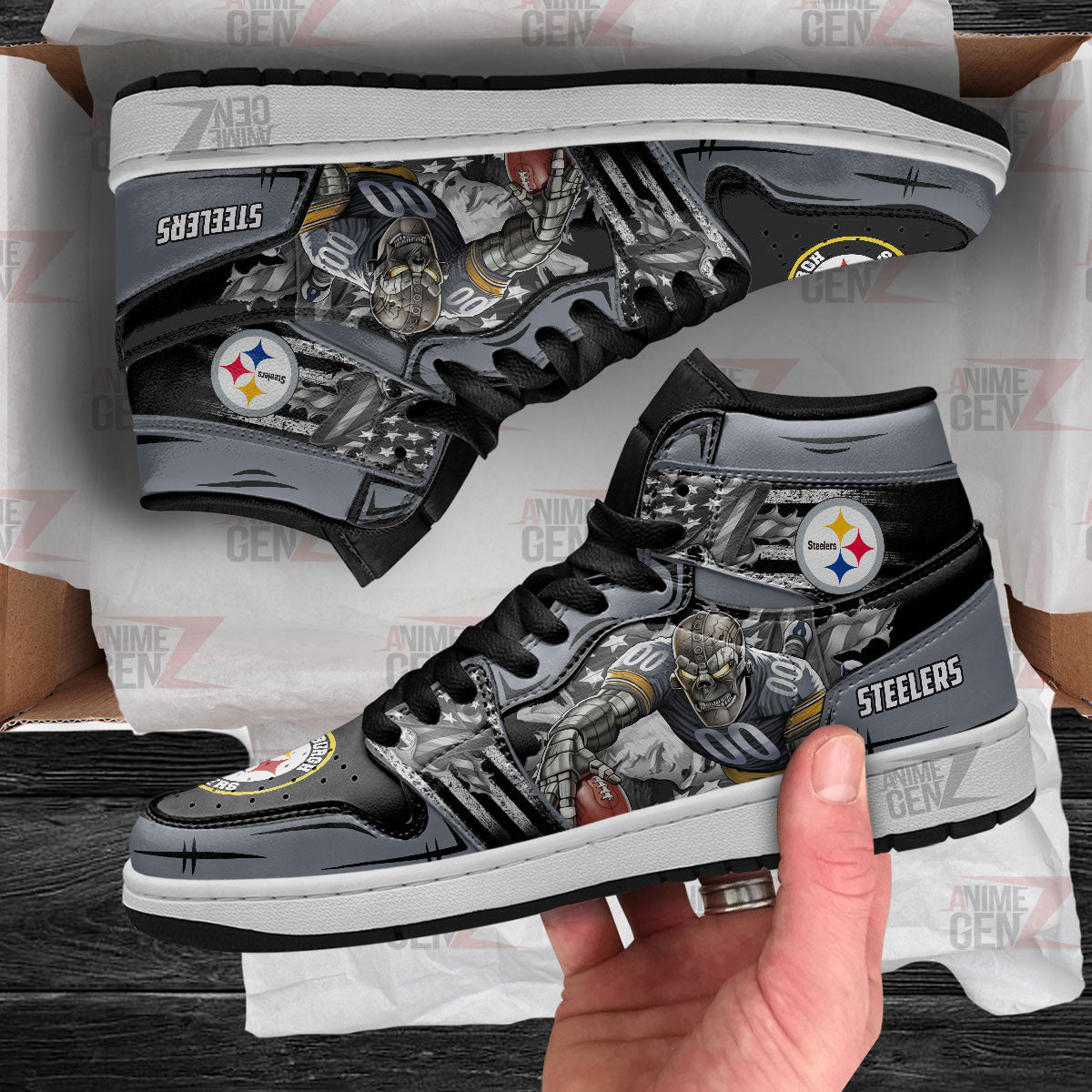 Pittsburgh Steelers JD Sneakers NFL Custom Sports Shoes