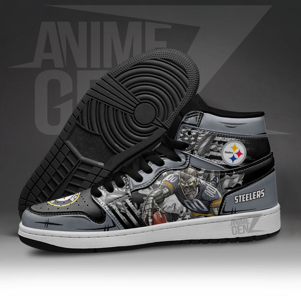 Pittsburgh Steelers JD Sneakers NFL Custom Sports Shoes