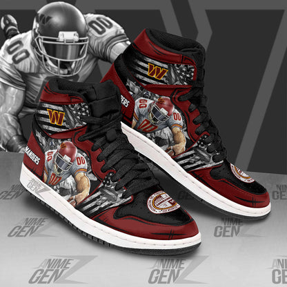 Washington Commanders JD Sneakers NFL Custom Sports Shoes