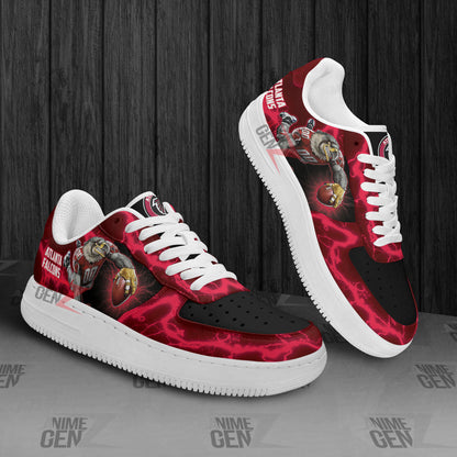 Atlanta Falcons Air Sneakers Mascot Thunder Style Custom NFL Sport Shoes