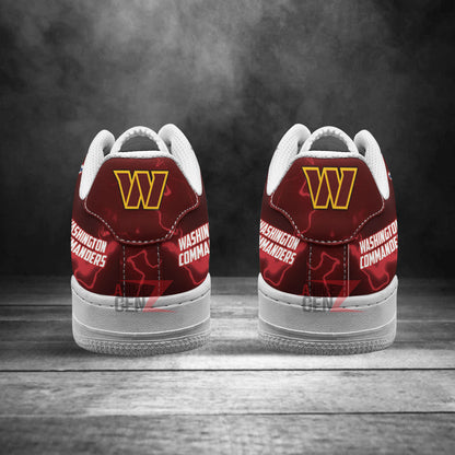 Washington Commanders Air Sneakers Mascot Thunder Style Custom NFL Sport Shoes