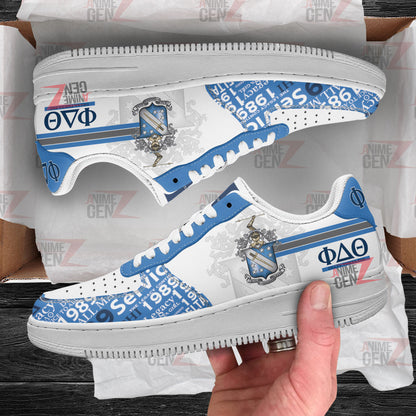 Delta Theta Phi Fraternities Air Force Sneakers Custom Shoes