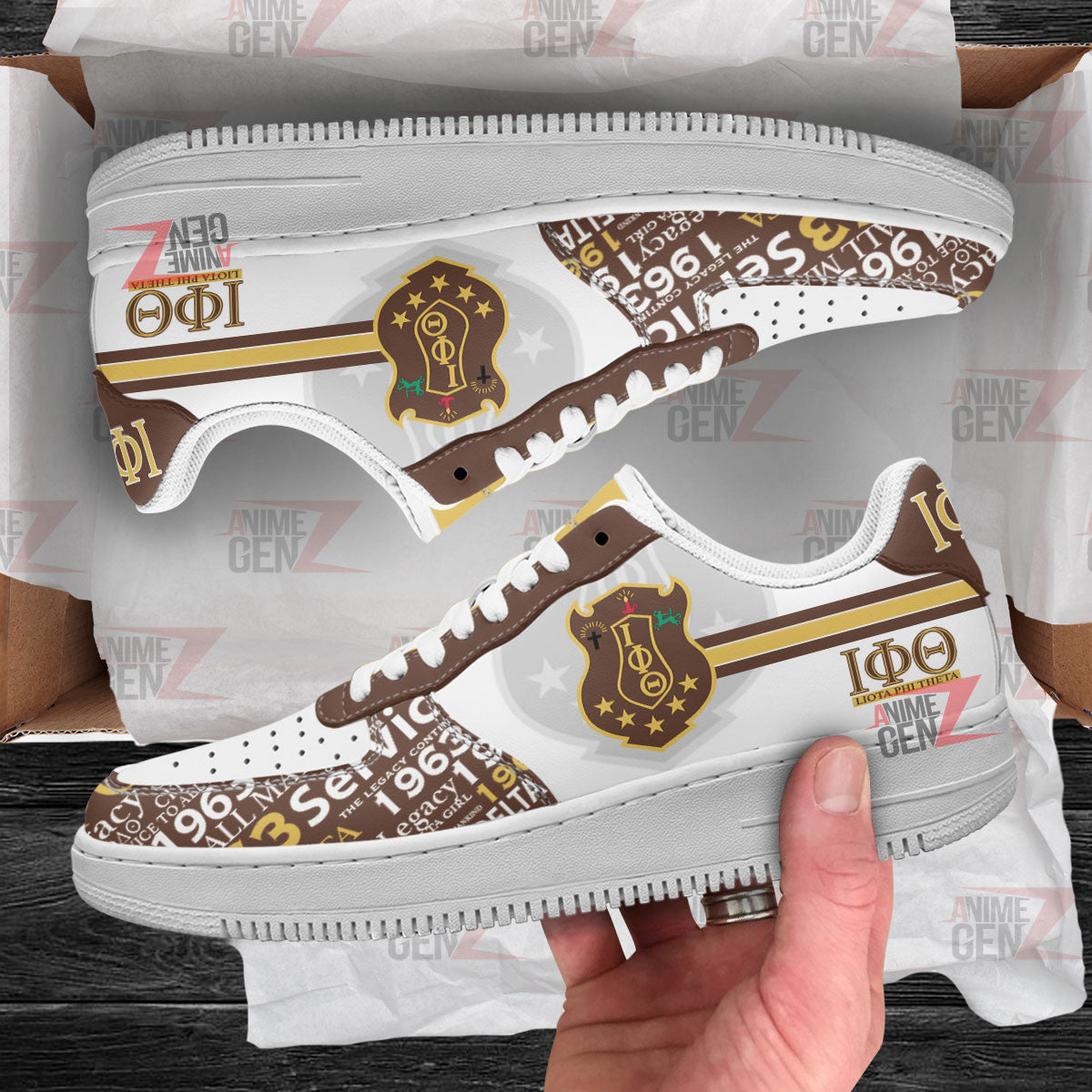 Iota Phi Theta Fraternities Air Force Sneakers Custom Shoes