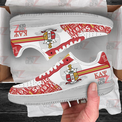 Kappa Alpha Psi Fraternities Air Force Sneakers Custom Shoes