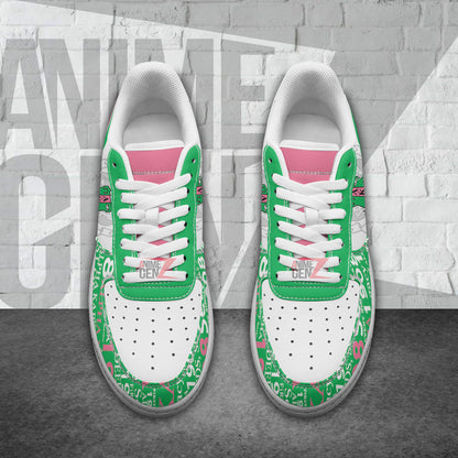 Alpha Kappa Alpha Sororities Air Force Sneakers Custom Shoes