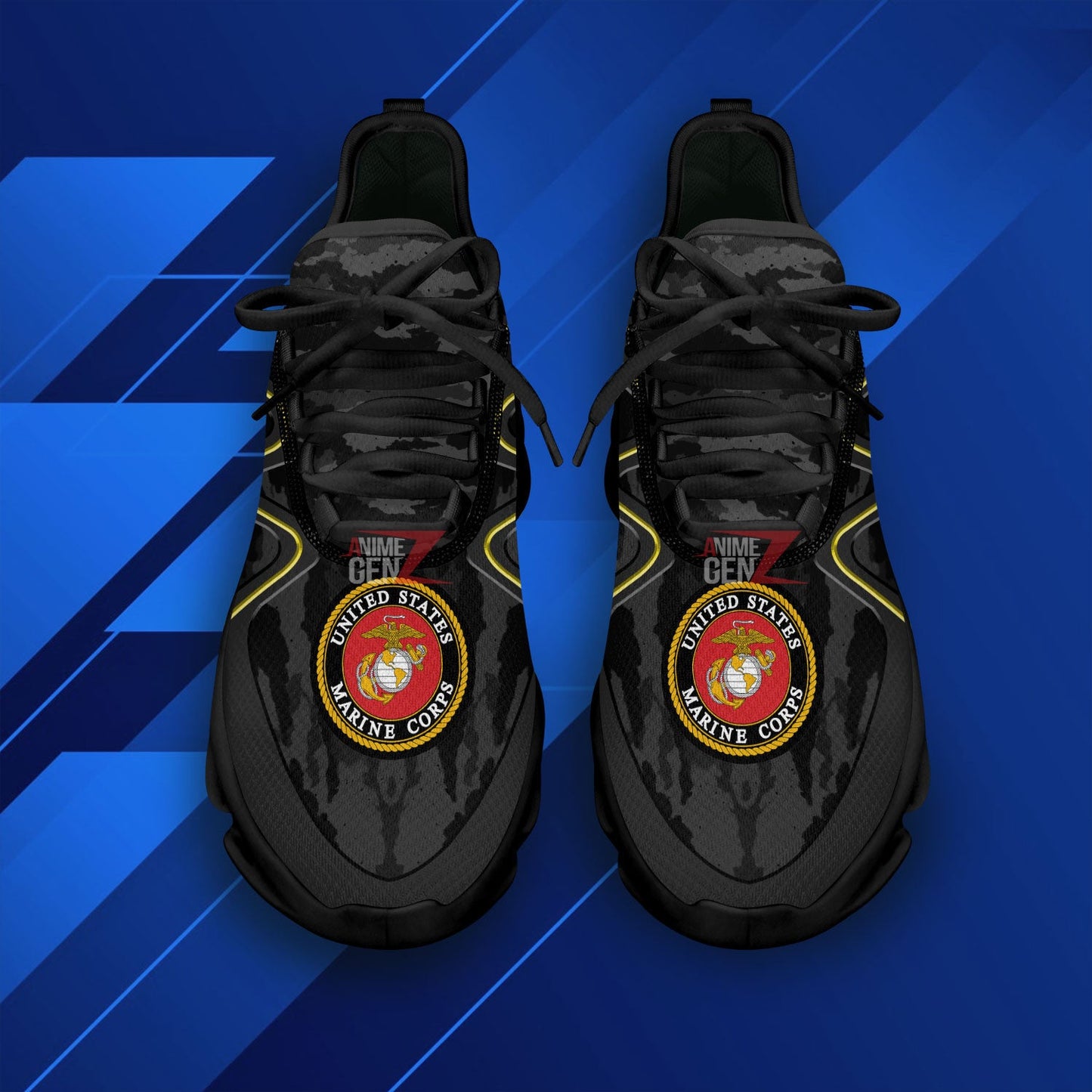 US Marine Corp Clunky Sneakers US Armed Force Custom Shoes