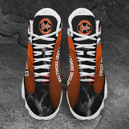 Baltimore Orioles Air Jordan 13 Sneakers MLB Baseball Custom Sports Shoes
