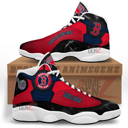 Boston Red Sox Air Jordan 13 Sneakers MLB Baseball Custom Sports Shoes