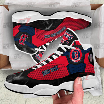 Boston Red Sox Air Jordan 13 Sneakers MLB Baseball Custom Sports Shoes