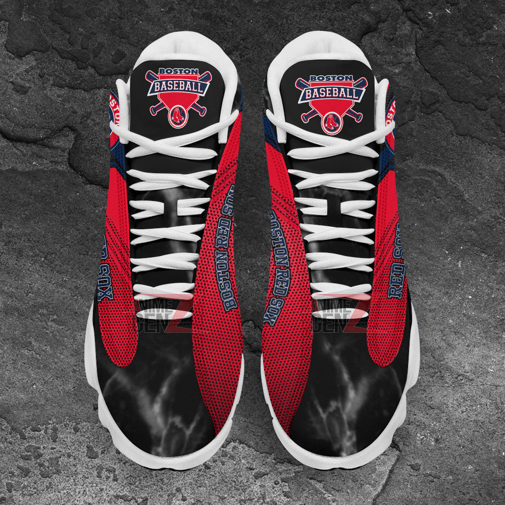 Boston Red Sox Air Jordan 13 Sneakers MLB Baseball Custom Sports Shoes