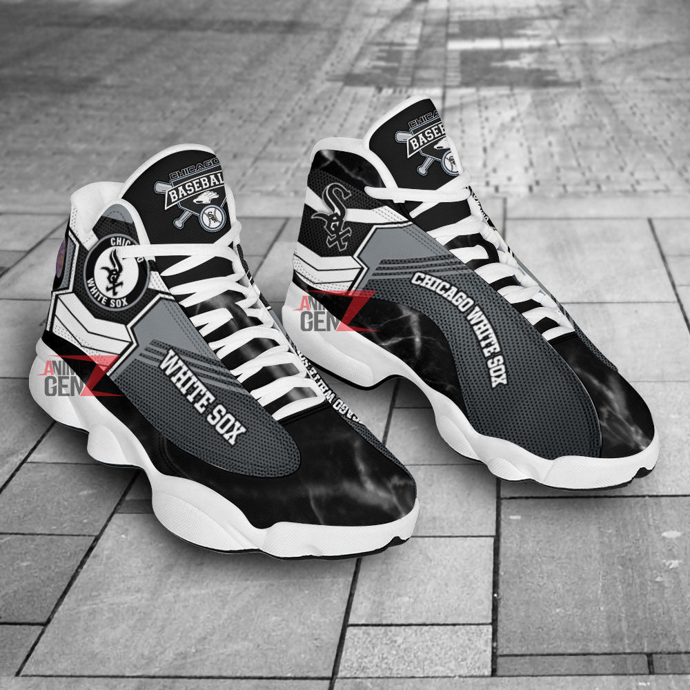 Chicago White Sox Air Jordan 13 Sneakers MLB Baseball Custom Sports Shoes
