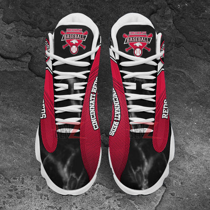 Cincinnati Reds Air Jordan 13 Sneakers MLB Baseball Custom Sports Shoes