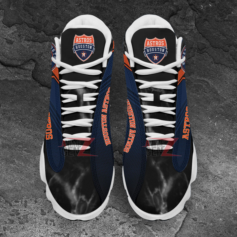 Houston Astros Air Jordan 13 Sneakers MLB Baseball Custom Sports Shoes