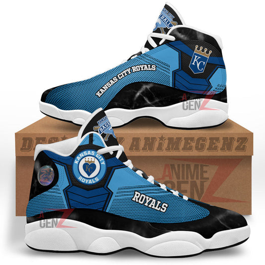 Kansas City Royals Air Jordan 13 Sneakers MLB Baseball Custom Sports Shoes