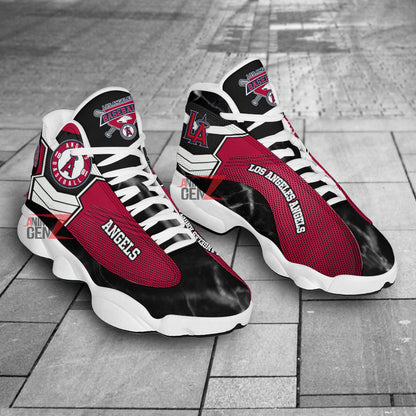 Los Angeles Angels Air Jordan 13 Sneakers MLB Baseball Custom Sports Shoes