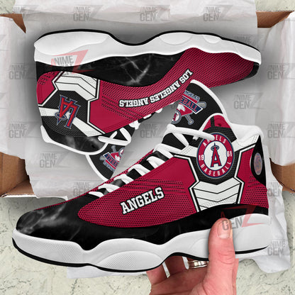 Los Angeles Angels Air Jordan 13 Sneakers MLB Baseball Custom Sports Shoes