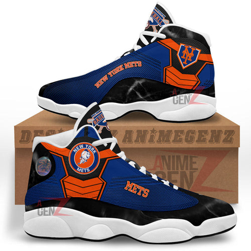 New York Mets Air Jordan 13 Sneakers MLB Baseball Custom Sports Shoes