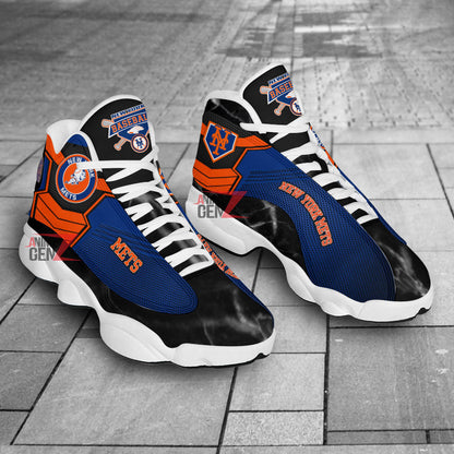 New York Mets Air Jordan 13 Sneakers MLB Baseball Custom Sports Shoes