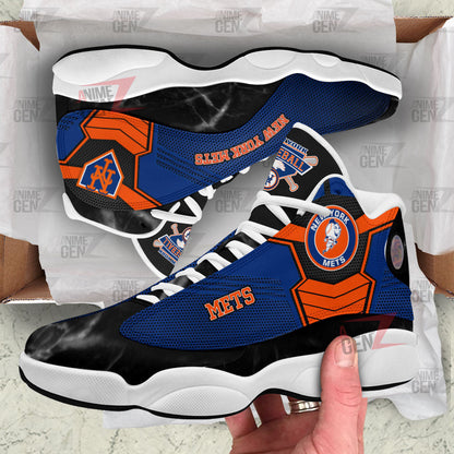 New York Mets Air Jordan 13 Sneakers MLB Baseball Custom Sports Shoes