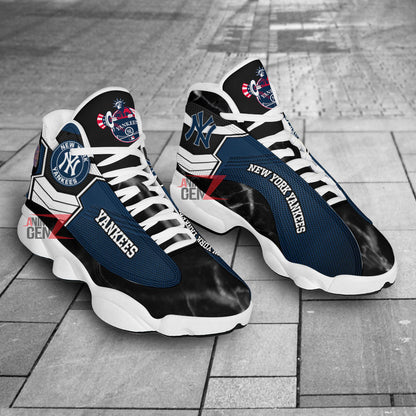 New York Yankees Air Jordan 13 Sneakers MLB Baseball Custom Sports Shoes