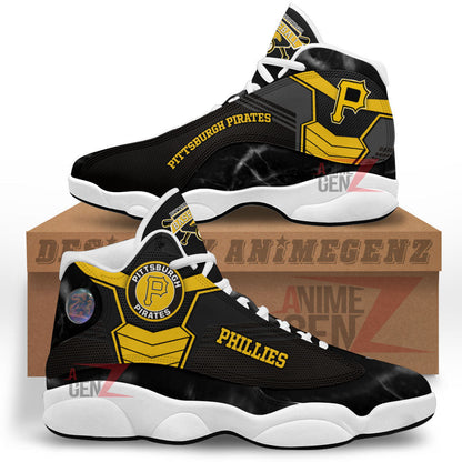 Pittsburgh Pirates Air Jordan 13 Sneakers MLB Baseball Custom Sports Shoes