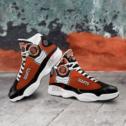 San Francisco Giants Air Jordan 13 Sneakers MLB Baseball Custom Sports Shoes