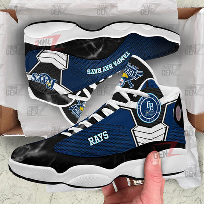 Tampa Bay Rays Air Jordan 13 Sneakers MLB Baseball Custom Sports Shoes
