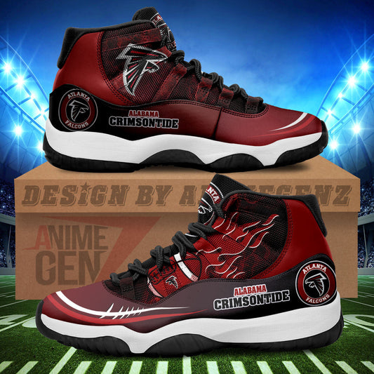 Atlanta Falcons Air Jordan 11 Sneakers NFL Custom Sport Shoes