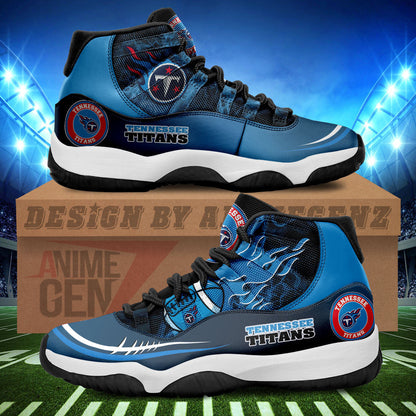 Tennessee Titans Air Jordan 11 Sneakers NFL Custom Sport Shoes