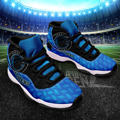 Carolina Panthers Air Jordan 11 Sneakers NFL Custom Sport Shoes