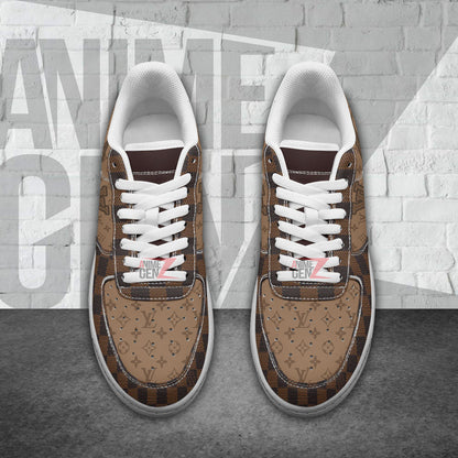 Louis Vuitton Air Force Sneakers Custom Fashion Brand Shoes