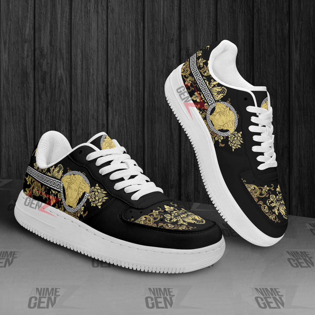 Versace Force Sneakers Custom Fashion Brand Shoes