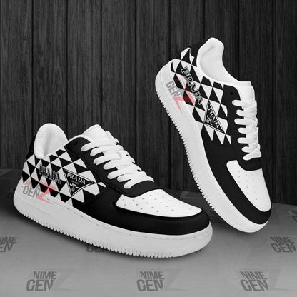 Prada Air Force Sneakers Custom Fashion Brand Shoes
