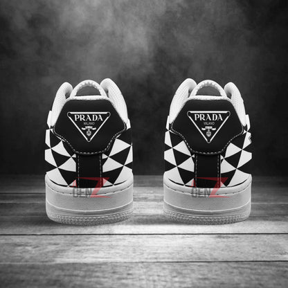Prada Air Force Sneakers Custom Fashion Brand Shoes