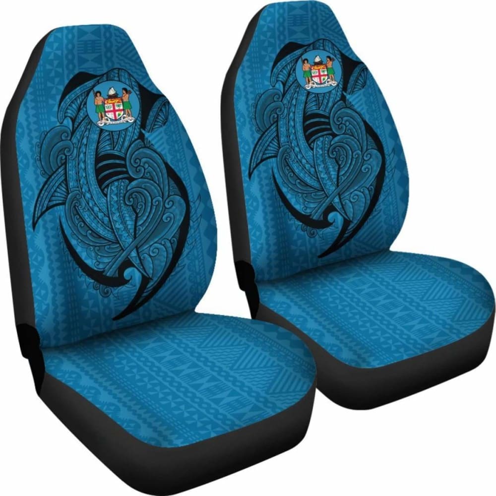 Fiji Car Seat Covers Shark Coat Of Arms Amazing