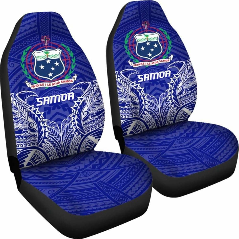 Samoa Car Seat Covers - Samoa Coat Of Arms Premium - Amazing