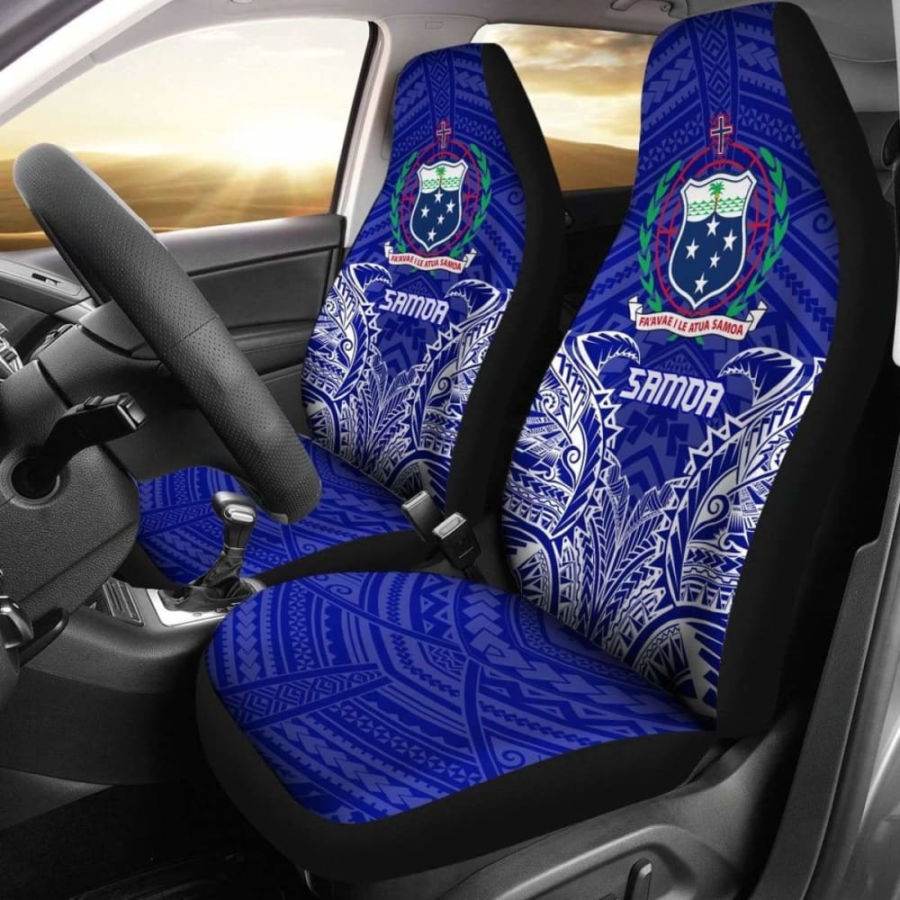 Samoa Car Seat Covers - Samoa Coat Of Arms Premium - Amazing