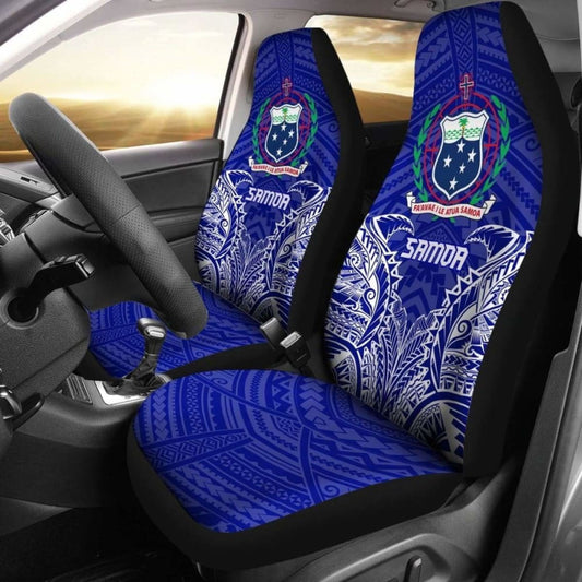 Samoa Car Seat Covers - Samoa Coat Of Arms Premium - Amazing