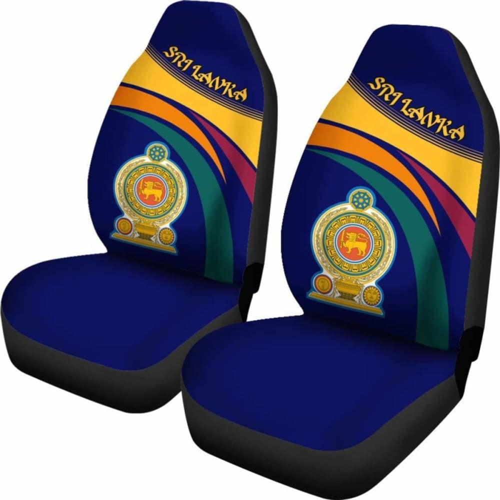 Sri Lanka Lion Coat Of Arms Car Seat Covers -
