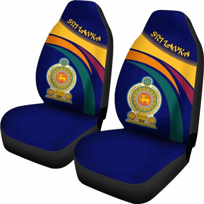 Sri Lanka Lion Coat Of Arms Car Seat Covers -