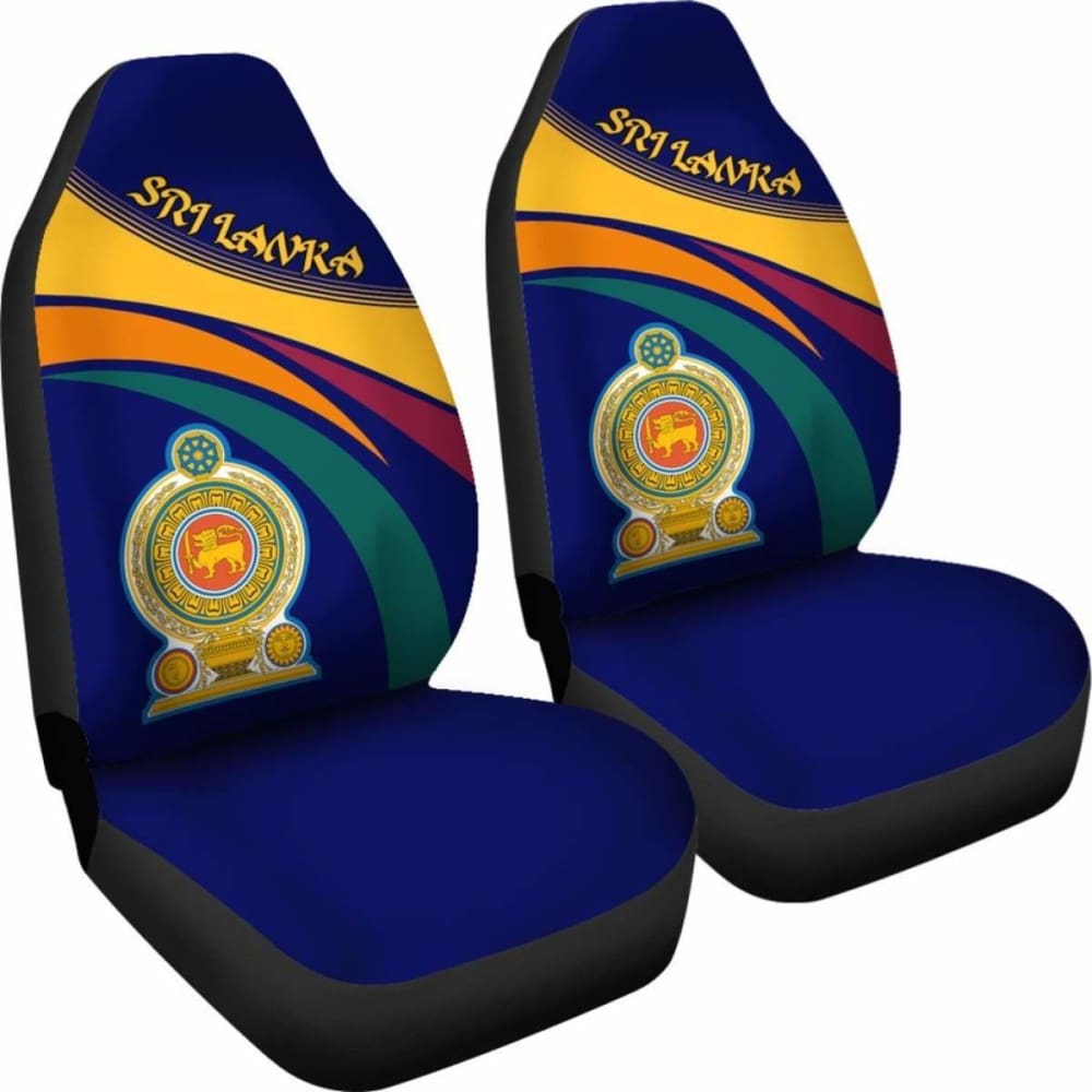 Sri Lanka Lion Coat Of Arms Car Seat Covers -